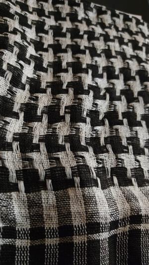 Product Image - GHOST | Scarf - Black and White 120x100cm