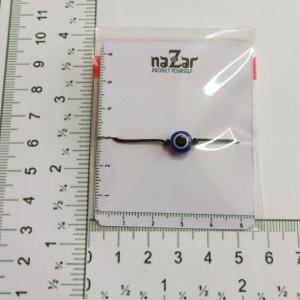 Product Image - nazar | Single Evil Eye Bead on single black string - discreet bracelet