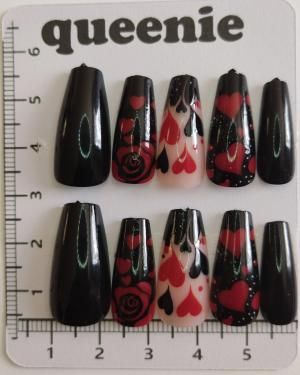 Product Image - queenie | Press-on Nails | Alice In Wonderland